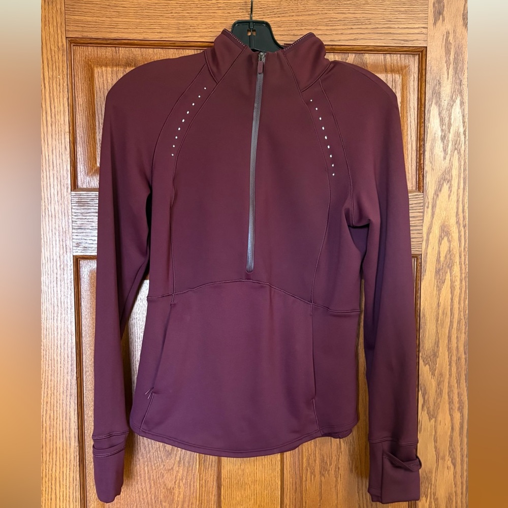 Lululemon Women's Burgundy Long Sleeve Top